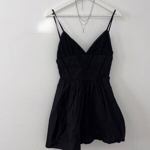 Zara Poplin Eyelet LBD - Perfect for Summer (Never Worn)